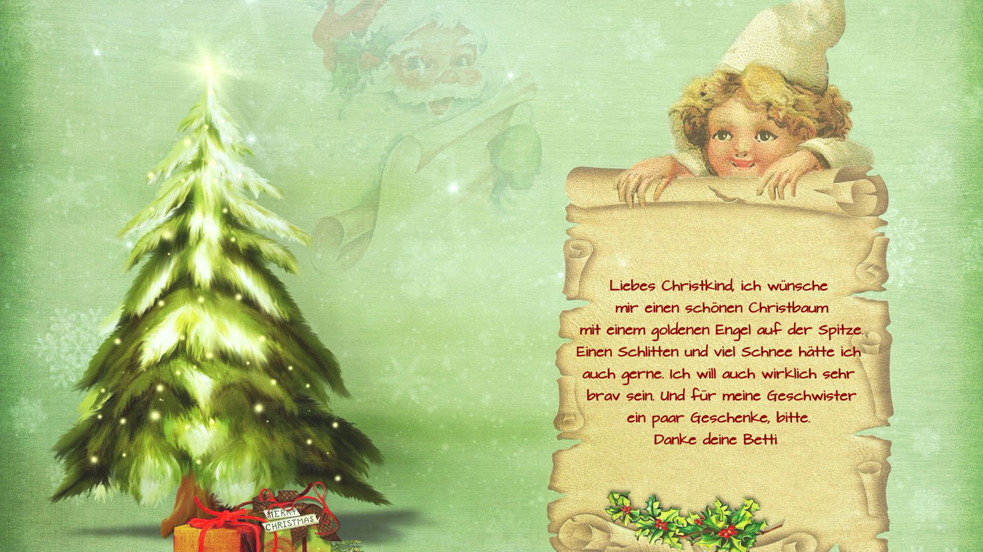 Ein Brief an das Christkind Kleine Geschichten