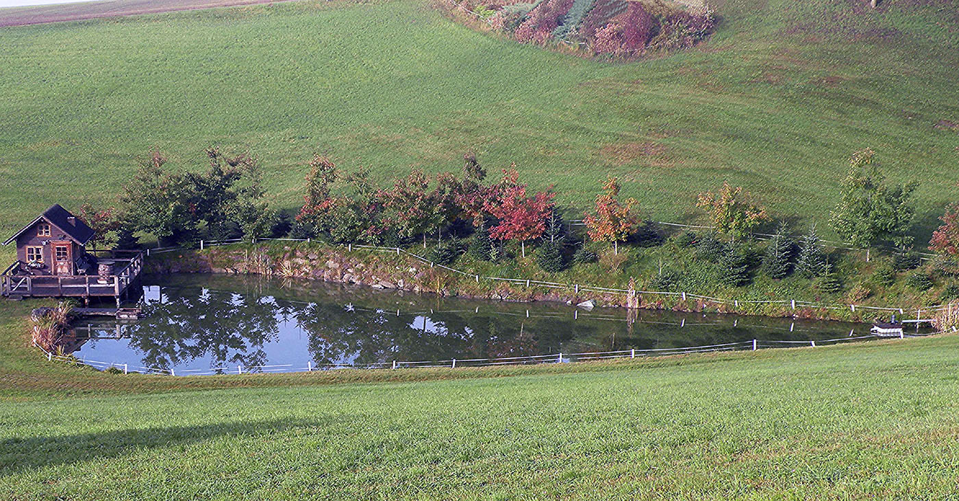 Die Hütte am Teich Kleine Geschichten